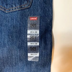 Levi's Dark 501 Jeans Original Fit NWT